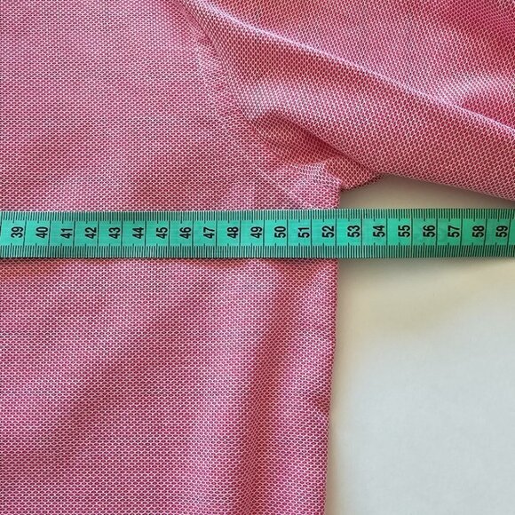 Zara Men's Red/Pink Dress Shirt, Slim Fit, Long Sleeve, Size L - Picture 12 of 13